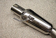 Titanium Exhaust System AFTER Chrome-Like Metal Polishing and Buffing Services