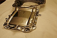 Toyota Supra 2JZGTE Aluminum Oil Pan AFTER Chrome-Like Metal Polishing and Buffing Services