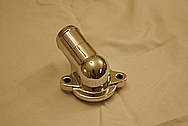 Ford Mustang GT Aluminum Thermostat Housing AFTER Chrome-Like Metal Polishing and Buffing Services