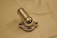 Ford Mustang Aluminum Thermostat Housing AFTER Chrome-Like Metal Polishing and Buffing Services