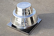 Emerson Centrifugal Roof Ventilator System AFTER Chrome-Like Metal Polishing and Buffing Services