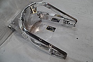 Aluminum Motorcycle Swingarm AFTER Chrome-Like Metal Polishing and Buffing Services / Restoration Services