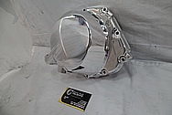 Aluminum Motorcycle Engine Cover AFTER Chrome-Like Metal Polishing and Buffing Services / Restoration Services