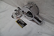 Aluminum Motorcycle Engine and Oil Cover AFTER Chrome-Like Metal Polishing and Buffing Services / Restoration Services
