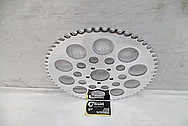 Aluminum Motorcycle Sprocket AFTER Chrome-Like Metal Polishing and Buffing Services / Restoration Services