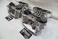 Aluminum Cylinder Heads AFTER Chrome-Like Metal Polishing and Buffing Services / Restoration Services