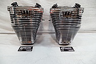 Aluminum Cylinder / Jugs AFTER Chrome-Like Metal Polishing and Buffing Services / Restoration Services
