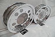 Aluminum Wheels AFTER Chrome-Like Metal Polishing and Buffing Services / Restoration Services