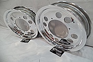 Aluminum Wheels AFTER Chrome-Like Metal Polishing and Buffing Services / Restoration Services