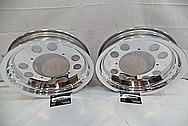 Aluminum Wheels AFTER Chrome-Like Metal Polishing and Buffing Services / Restoration Services