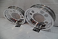 Aluminum Wheels AFTER Chrome-Like Metal Polishing and Buffing Services / Restoration Services