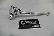 Aluminum Motorcycle Bracket AFTER Chrome-Like Metal Polishing and Buffing Services / Restoration Services