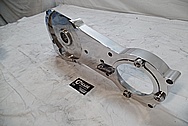 Custom Chopper Aluminum Engine Cover AFTER Chrome-Like Metal Polishing and Buffing Services / Restoration Services