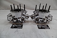 Yamaha Banshee Aluminum Cylinders AFTER Chrome-Like Metal Polishing and Buffing Services / Restoration Services