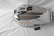 Honda Motorcycle Aluminum Gas Tank AFTER Chrome-Like Metal Polishing and Buffing Services / Restoration Services