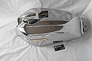 Honda Motorcycle Aluminum Gas Tank AFTER Chrome-Like Metal Polishing and Buffing Services / Restoration Services