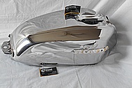 Honda Motorcycle Aluminum Gas Tank AFTER Chrome-Like Metal Polishing and Buffing Services / Restoration Services