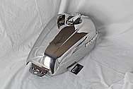 Honda Motorcycle Aluminum Gas Tank AFTER Chrome-Like Metal Polishing and Buffing Services / Restoration Services