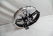 2014 Harley Davidson Street Glide Motorcycle Wheel AFTER Chrome-Like Metal Polishing and Buffing Services / Restoration Services