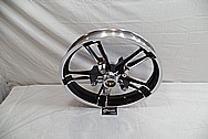 2014 Harley Davidson Street Glide Motorcycle Wheel AFTER Chrome-Like Metal Polishing and Buffing Services / Restoration Services