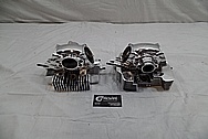 2008 Ducatti 1100 Monster Aluminum Cylinder Heads AFTER Chrome-Like Metal Polishing and Buffing Services / Restoration Services