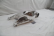 2008 Ducatti 1100 Monster Aluminum Swingarm AFTER Chrome-Like Metal Polishing and Buffing Services / Restoration Services