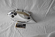 Aluminum Motorcycle Engine Cover AFTER Chrome-Like Metal Polishing and Buffing Services / Restoration Services 