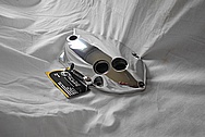 Aluminum Motorcycle Engine Cover AFTER Chrome-Like Metal Polishing and Buffing Services / Restoration Services 