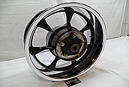 2010 Honda Furty Aluminum Motorcycle / Bike Wheels AFTER Chrome-Like Metal Polishing and Buffing Services / Restoration Services