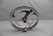 Aluminum Motorcycle / Bike Wheels AFTER Chrome-Like Metal Polishing and Buffing Services / Restoration Services