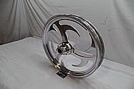 Aluminum Motorcycle / Bike Wheels AFTER Chrome-Like Metal Polishing and Buffing Services / Restoration Services