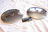 1968 XLH Harley Davidson Sportster Aluminum Engine Cover Piece AFTER Chrome-Like Metal Polishing and Buffing Services