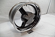 Aluminum Motorcycle Wheel Lips AFTER Chrome-Like Metal Polishing and Buffing Services / Restoration Services