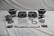 Harley Davidson Aluminum Parts Project AFTER Chrome-Like Metal Polishing / Restoration 