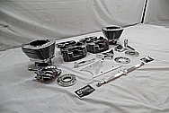 Harley Davidson Aluminum Parts Project AFTER Chrome-Like Metal Polishing / Restoration 