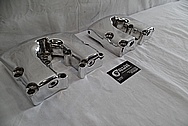 1978 Harley Davidson Lowrider Aluminum Rocker Boxes AFTER Chrome-Like Metal Polishing 