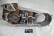 1978 Harley Davidson Lowrider Aluminum Engine Cover Pieces AFTER Chrome-Like Metal Polishing - Aluminum Polishing 