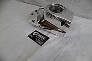 1978 Harley Davidson Lowrider Aluminum Engine Cover Piece AFTER Chrome-Like Metal Polishing 