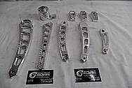 Aluminum Vance & Hines Motorcycle Parts AFTER Chrome-Like Metal Polishing and Buffing Services - Aluminum Polishing - Manufacture Polishing 