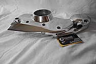 Harley Davidson Motorcycle Aluminum Cam Cover and Gear Cover / Sprocket Cover AFTER Chrome-Like Metal Polishing - Aluminum Polishing Services