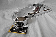 Harley Davidson Motorcycle Aluminum Cam Cover and Gear Cover / Sprocket Cover AFTER Chrome-Like Metal Polishing - Aluminum Polishing Services