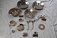 Aluminum Motorcycle Parts AFTER Chrome-Like Metal Polishing - Aluminum Polishing Services