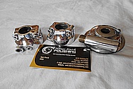 Aluminum Motorcycle Parts AFTER Chrome-Like Metal Polishing - Aluminum Polishing Services