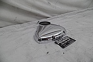 Aluminum Motorcycle Engine Cover Piece AFTER Chrome-Like Metal Polishing - Aluminum Polishing Services