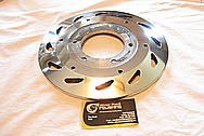 2007 Honda VTX Aluminum Motorcycle Hub Piece AFTER Chrome-Like Metal Polishing and Buffing Services