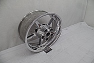 Aluminum Motorcycle Wheels AFTER Chrome-Like Metal Polishing - Aluminum Polishing Services