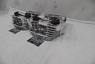 Harley Davidson S&S Aluminum Cylinder Heads AFTER Chrome-Like Metal Polishing - Aluminum Polishing Services