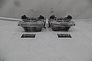 Harley Davidson S&S Aluminum Cylinder Heads AFTER Chrome-Like Metal Polishing - Aluminum Polishing Services