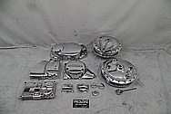 Honda Motorcycle Engine Parts AFTER Chrome-Like Metal Polishing and Buffing Services / Restoration Services - Aluminum Polishing Services