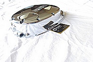 Yamaha Aluminum Motorcycle Engine Cover AFTER Chrome-Like Metal Polishing and Buffing Services